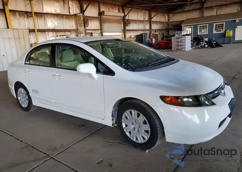 2007 Honda Civic Gx z USA, uszkodzony, nr VIN 1HGFA46537L000215